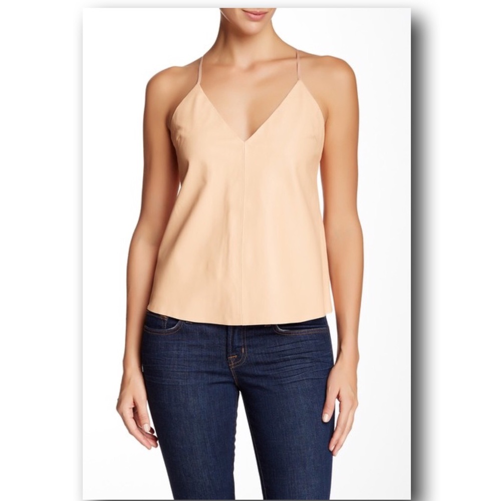 Bec & Bridge Leather Open Back Cami Easy Rider